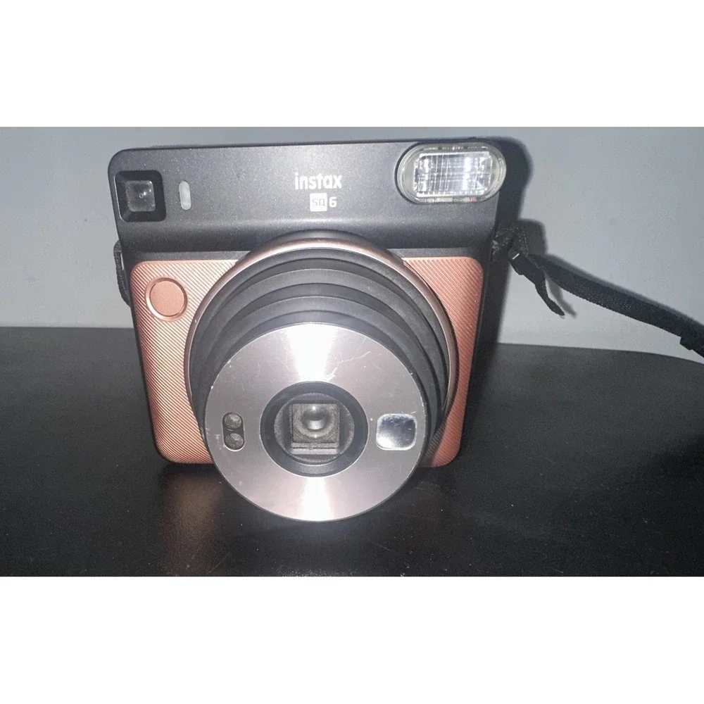 FujiFilm Instax Square SQ6 Blush Gold* Instant Film Camera No Film New Batts